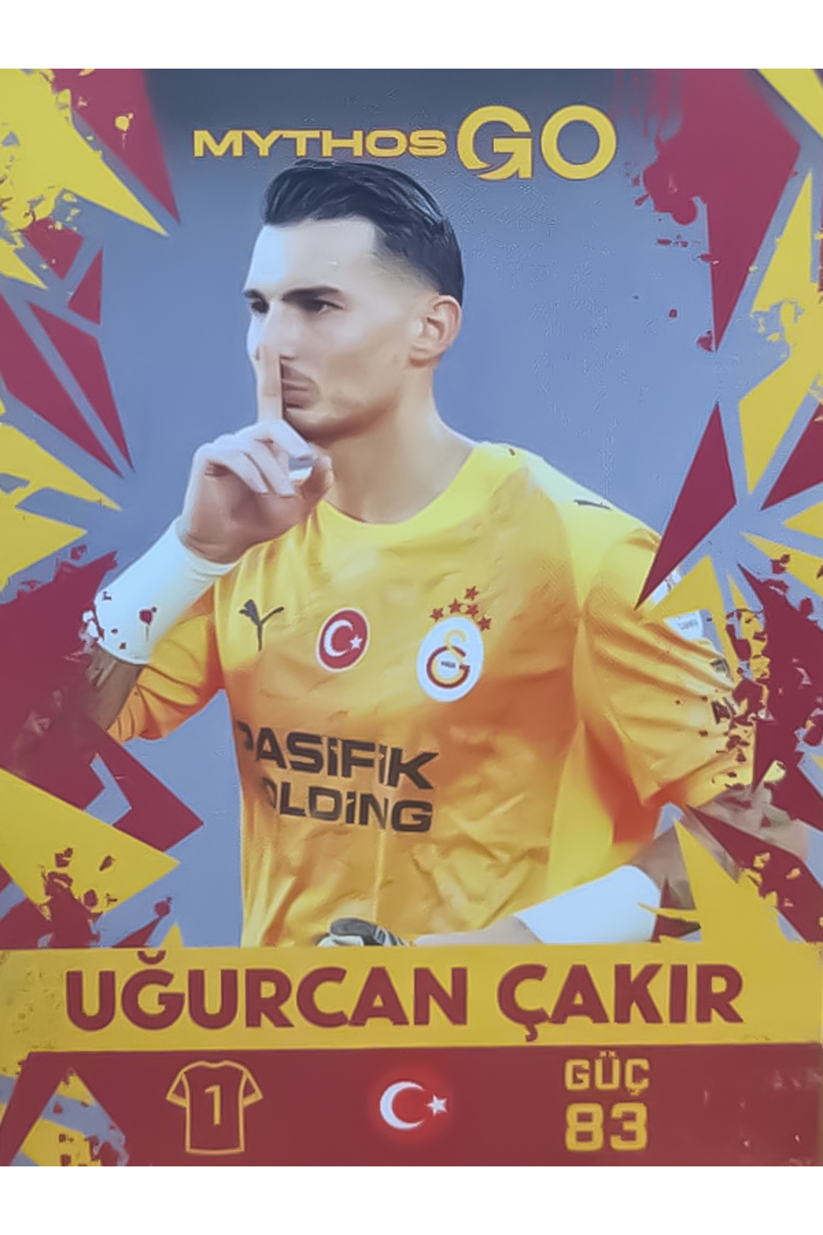 Galatasaray - Mythos Go Futbolcu Kartları Lisanslı